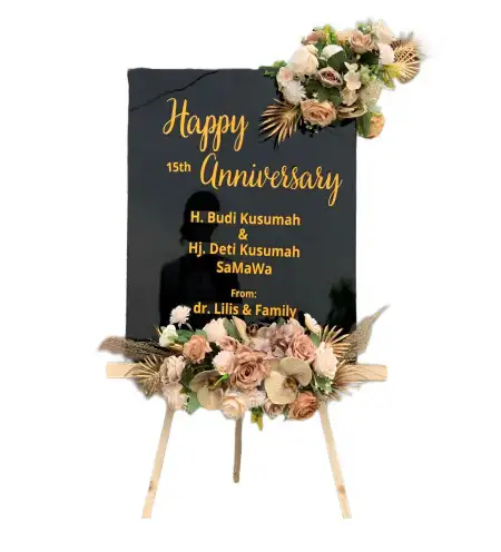 Papan Bunga Akrilik Muara Sabak Timur